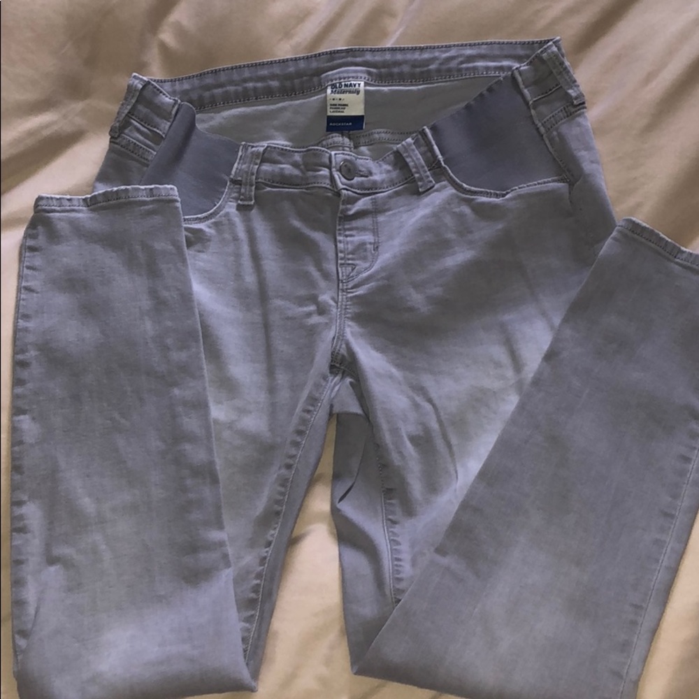 Rockstar maternity jeans with side panels